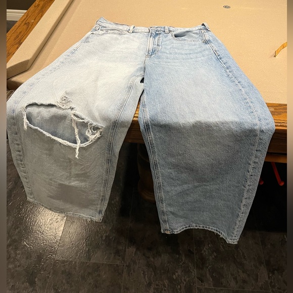 American Eagle high rise truly two toned skater jeans 10 - Picture 4 of 12